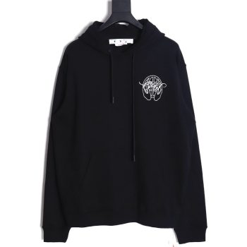 OFF-WHITE palm cut print hoodie