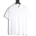 Burberry Button BT Logo Short Sleeve Polo Shirt