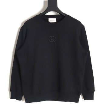 Gucci 24SS crew neck sweatshirt with chest logo embroidery