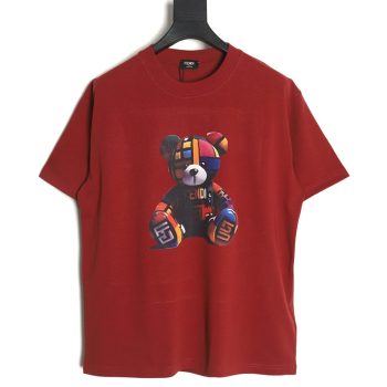 Fendi Colorful Bear Short Sleeve T-Shirt TSK1