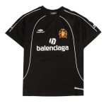 Balenciaga & Manchester United football embroidered short sleeves