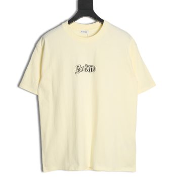 Burberry cursive lettering print short sleeve