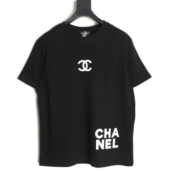 Chanel chest press rubber short sleeve T-shirt TSK1