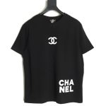 Chanel chest press rubber short sleeve T-shirt TSK1