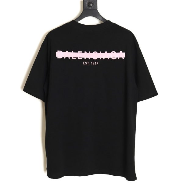 Balenciaga 22ss seal print short sleeves