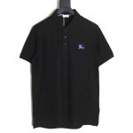 Burberry Chest Embroidered Horse Short Sleeve Polo Shirt TSK1