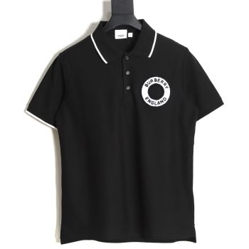 Burberry BBR23SS towel embroidery circle short-sleeved polo shirt TSK4