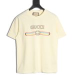 Gucci double-shadow logo short sleeve