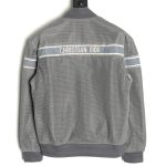 Dior mesh webbing baseball jacket