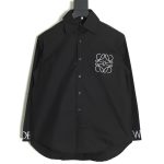 Loewe logo three-dimensional offset laminated long-sleeved shirt TSK1