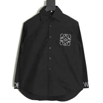 Loewe logo three-dimensional offset laminated long-sleeved shirt TSK1