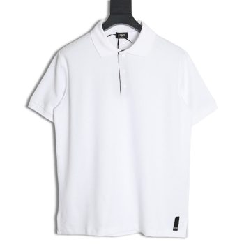 Fendi FF placket short-sleeved polo shirt