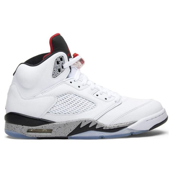 AIR JORDAN 5 RETRO WHITE CEMENT