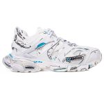 Balenciaga Track 3.0 White Blue Black High Art Graffiti