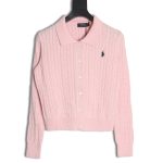 Ralph Lauren Classic Cable Lapel Knit Cardigan