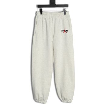 Air Jordan & Supreme Joint LOGO Drawstring Knitted Sweatpants