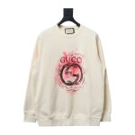 Gucci Ink Splash Double G Crew Neck Sweatshirt TSK1