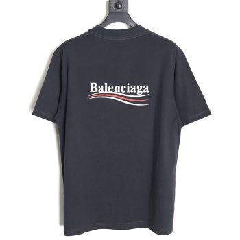 Balenciaga 24Ss cola wave print short sleeves TSK2