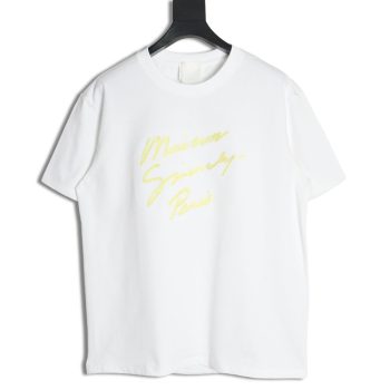Givenchy embroidered letter logo short-sleeved T-shirt