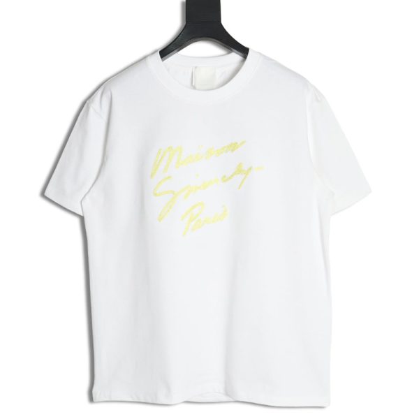 Givenchy embroidered letter logo short-sleeved T-shirt