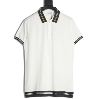 Burberry Striped Threaded Polo Short Sleeve