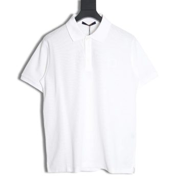 Louis Vuitton letter embroidery logo short-sleeved polo shirt