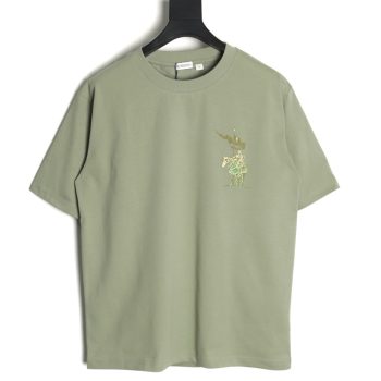 Burberry Warhorse Logo Colorblock Foam Print Short Sleeve T-Shirt TSK1