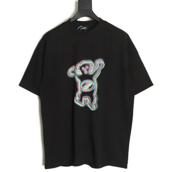 We11 Done Colorful Phantom Bear Print Short Sleeve T-shirt TSK2
