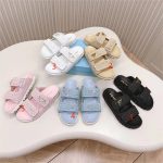 Prada Woven fabric sandals