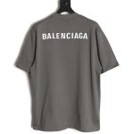 Balenciaga Logo Reflective Short Sleeve T-Shirt