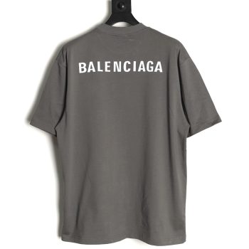 Balenciaga Logo Reflective Short Sleeve T-Shirt