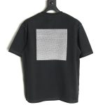 Balenciaga reverse stitching design dense English letters short sleeves