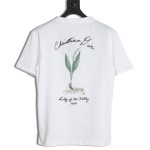 Dior floral pattern short-sleeved T-shirt