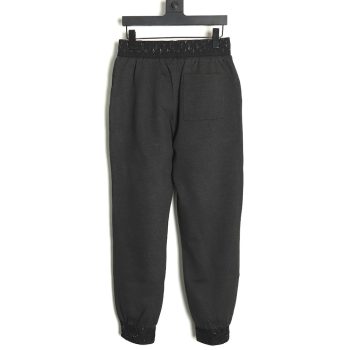 Louis Vuitton embroidered logo trousers
