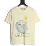 Gucci funny cartoon print round neck short sleeves