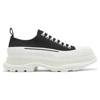 Alexander McQueen Tread Slick Lace Up 'Black White'