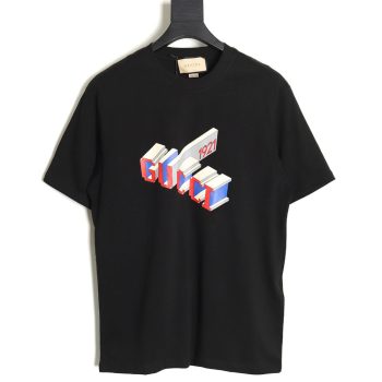 Gucci 3D 1921 letter short-sleeved T-shirt