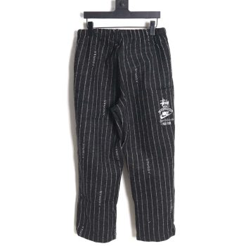 Nike x Stussy Nike Stussy joint SS23 wool striped straight long casual pants