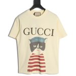 Gucci Funny Cartoon Series Printed Short Sleeve