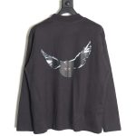 Yeezy & Gap & Balenciaga joint peace dove theme long-sleeved T-shirt TSK2