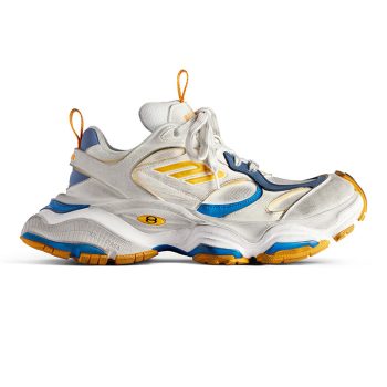 Balenciaga Cargo Sneaker in white, grey, orange and blue