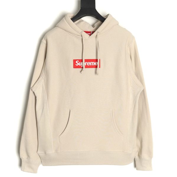 Supreme chest embroidered logo pocket hooded sweatshirt