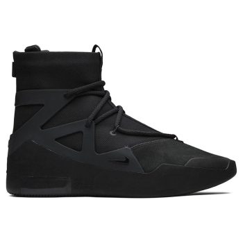 Air Fear of God 1 'Triple Black'(NUDE SHOES WITHOUT SPECIAL SHOE BOX)