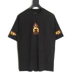 Balenciaga flame print short sleeve T-shirt TSK1
