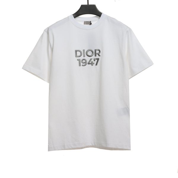Dior 1947 embroidered letter short sleeves