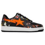 Bapesta Low 'Paint Splatter - Black'