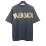 Balenciaga Masking Tape Short Sleeve TSK3