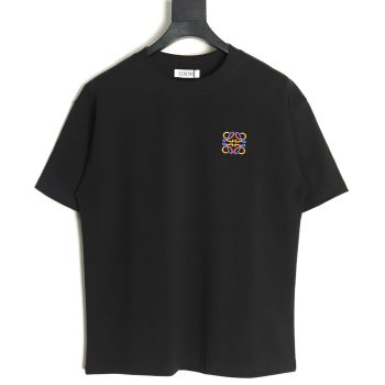 Loewe chest colorful logo embroidery logo short sleeve T-shirt TSK1