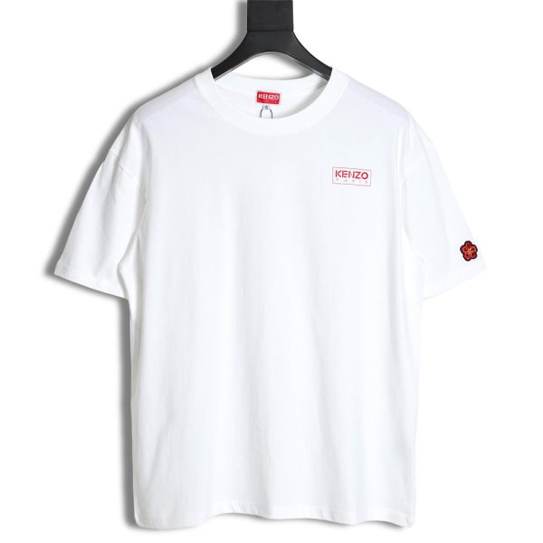 KENZO x NIGO joint block letter print embroidery short-sleeved T-shirt