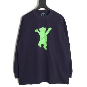 We11 Done Double-sided cute bear print long sleeves